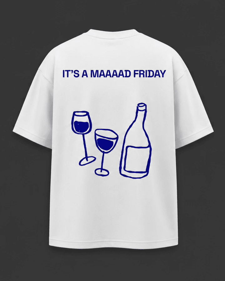 T-shirt "MAAAAD FRIDAY" - back