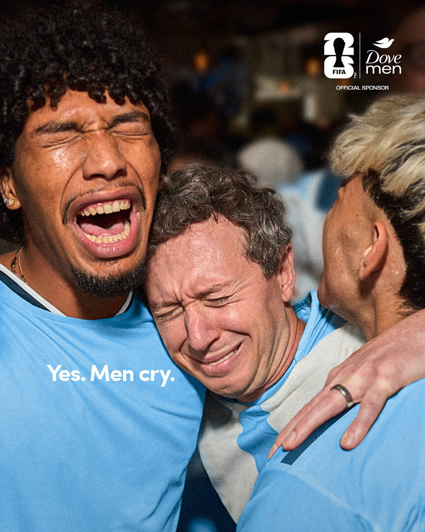 Dove Men+Care turns World Cup fan emotion into Portraits of Care
