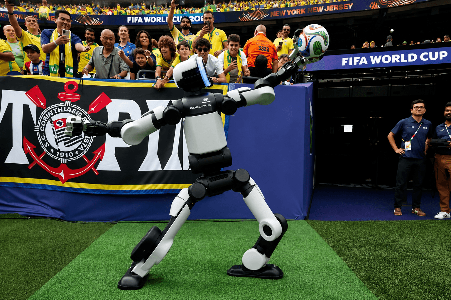 Hyundai’s Atlas robot stages a World Cup halftime debut