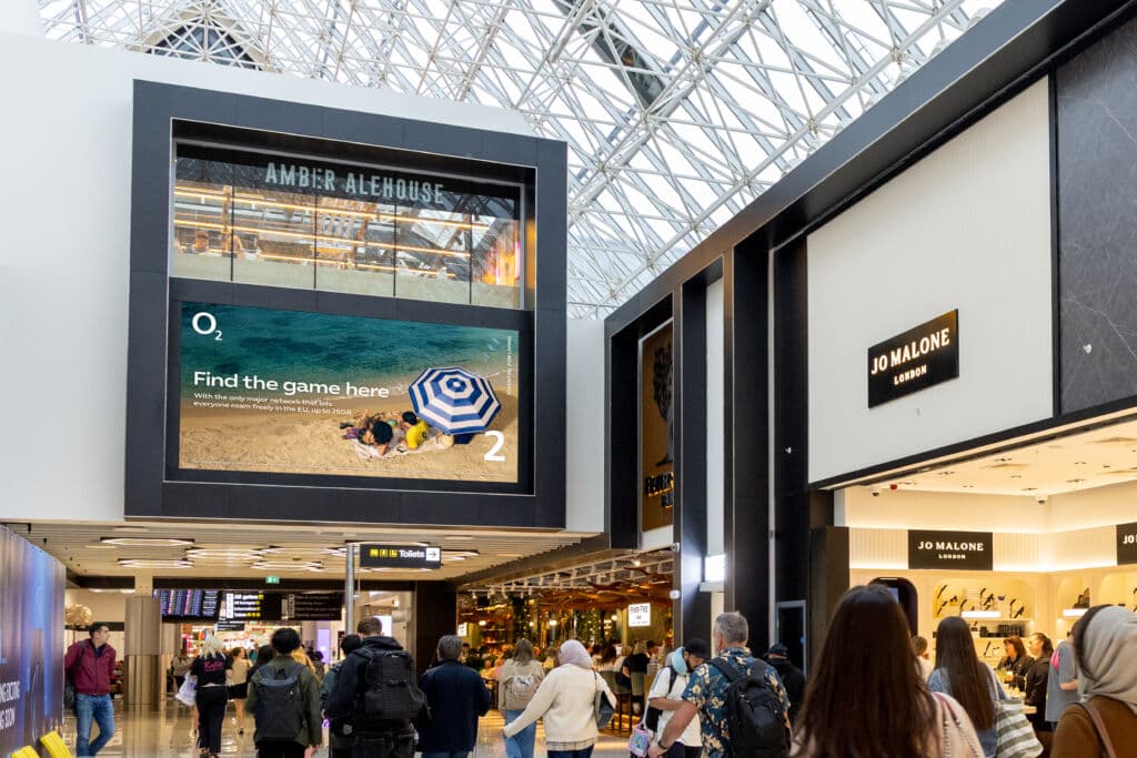 Global and Manchester Airport add new digital billboards